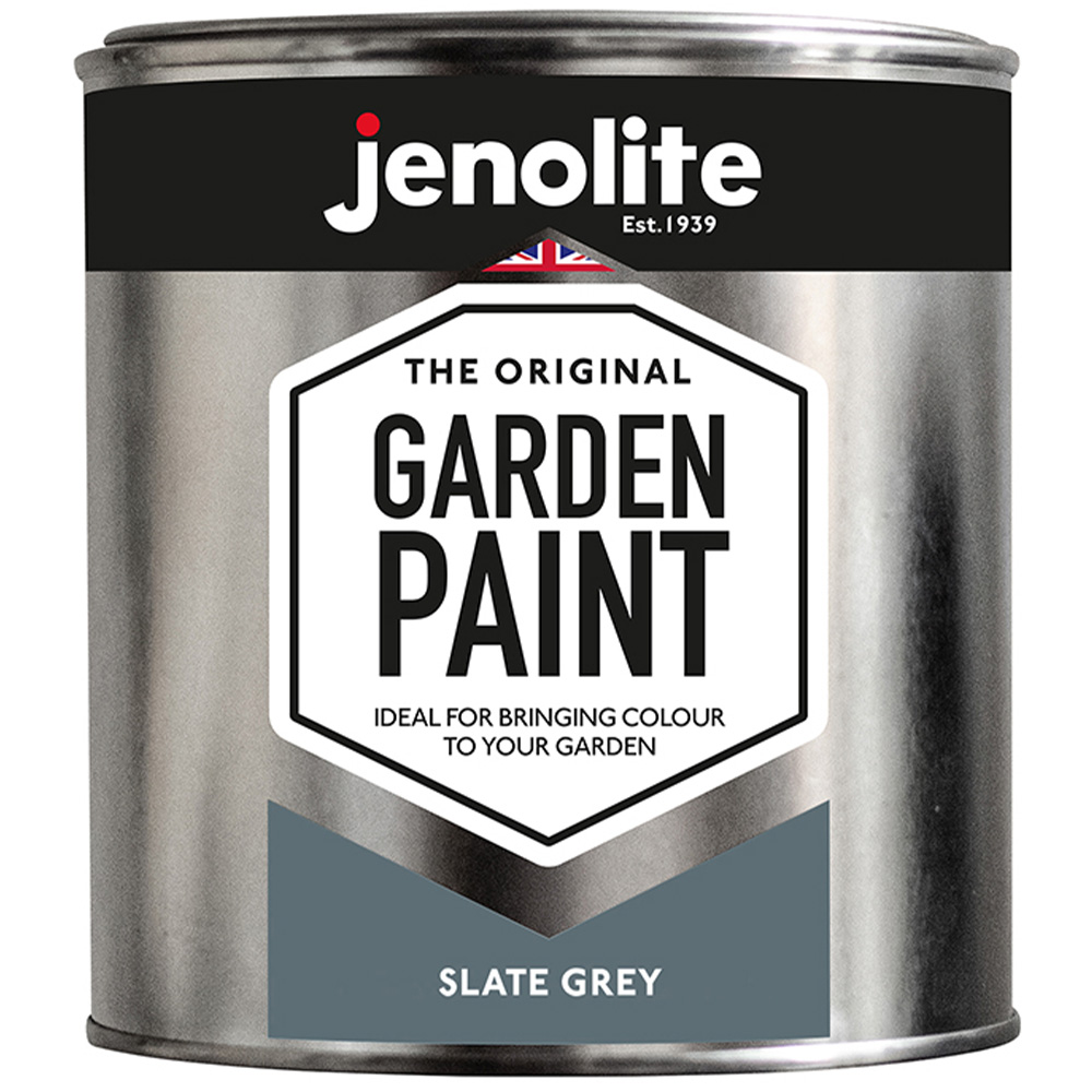 Jenolite Garden Paint Slate Grey 1L Image 2