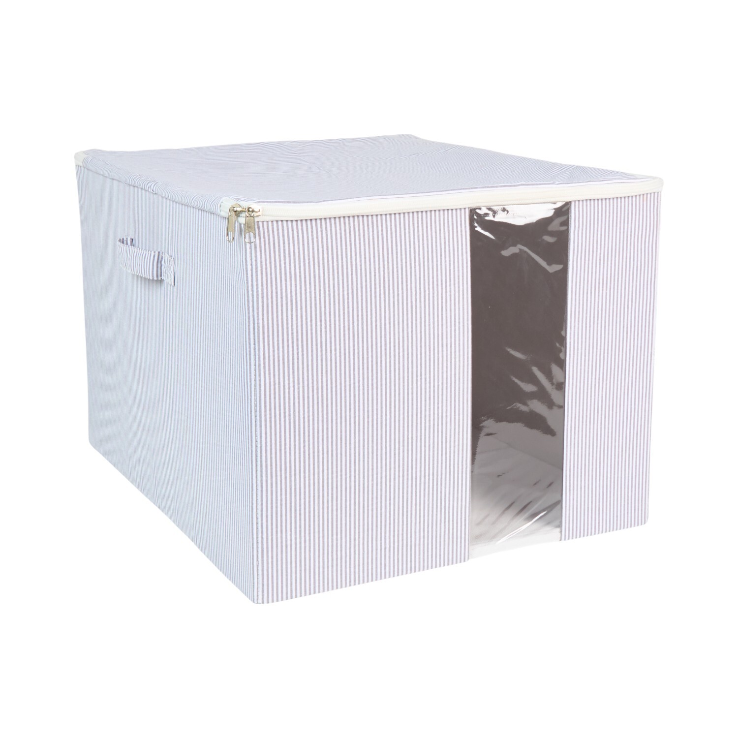 Living Solutions Jumbo Storage Box Grey Image 3