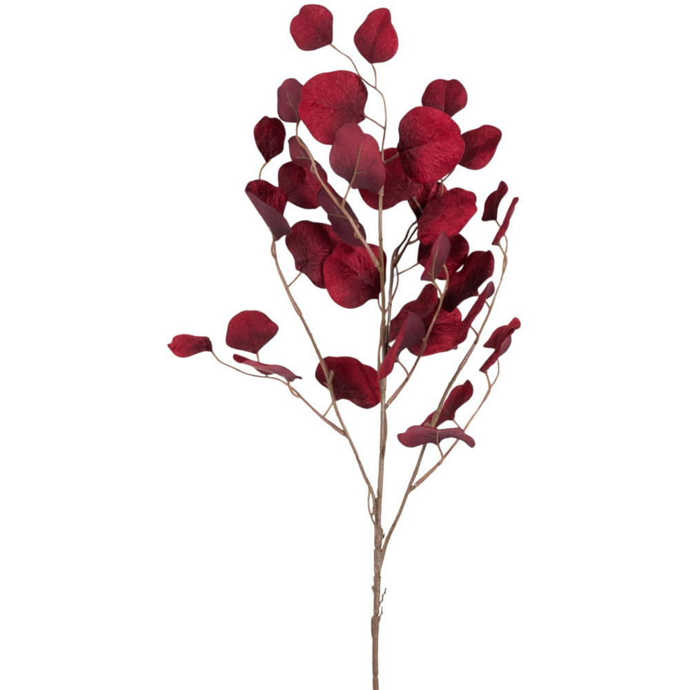 Velvet Eucalyptus Spray - Red Image 2