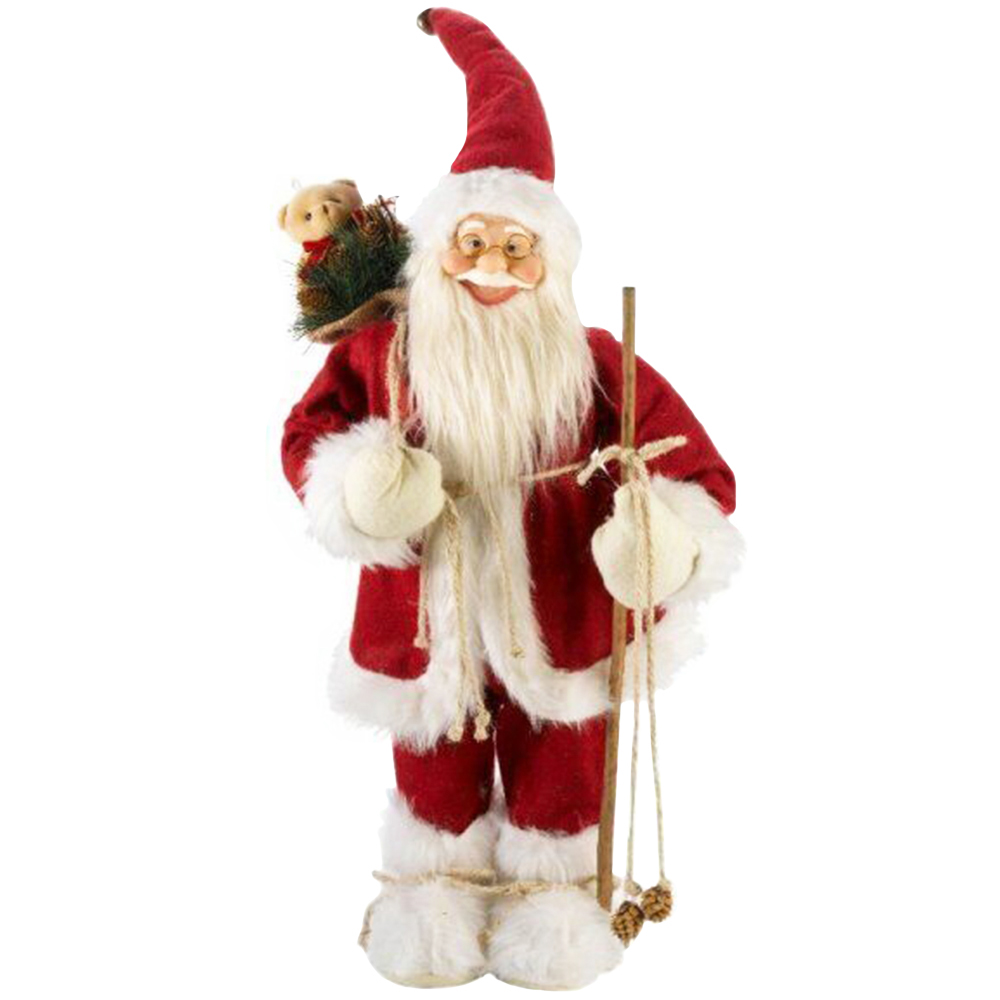 Marco Paul Warm White LED Inlit Santa Standing Decoration Image 1