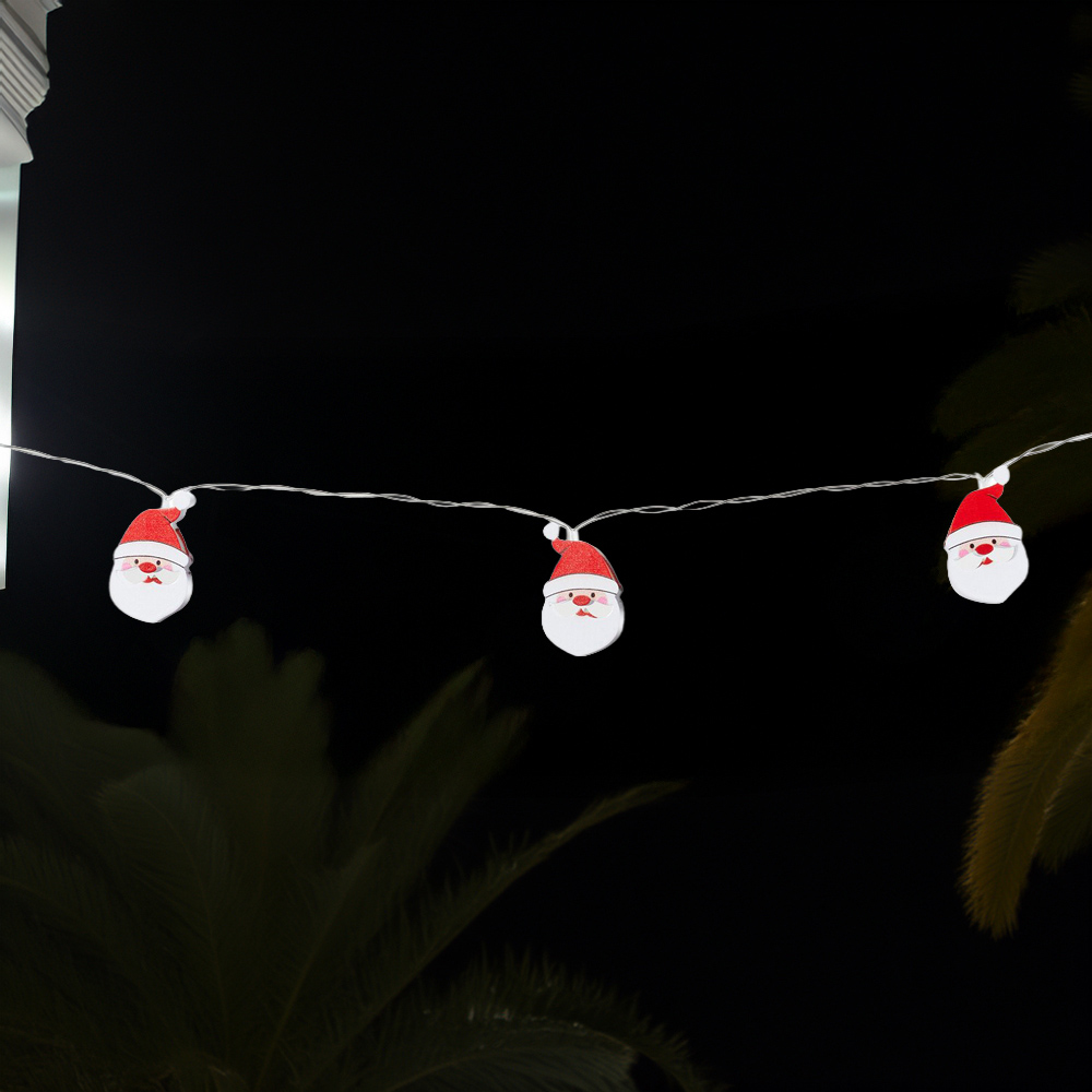 10 LED Santa String Light Image 1