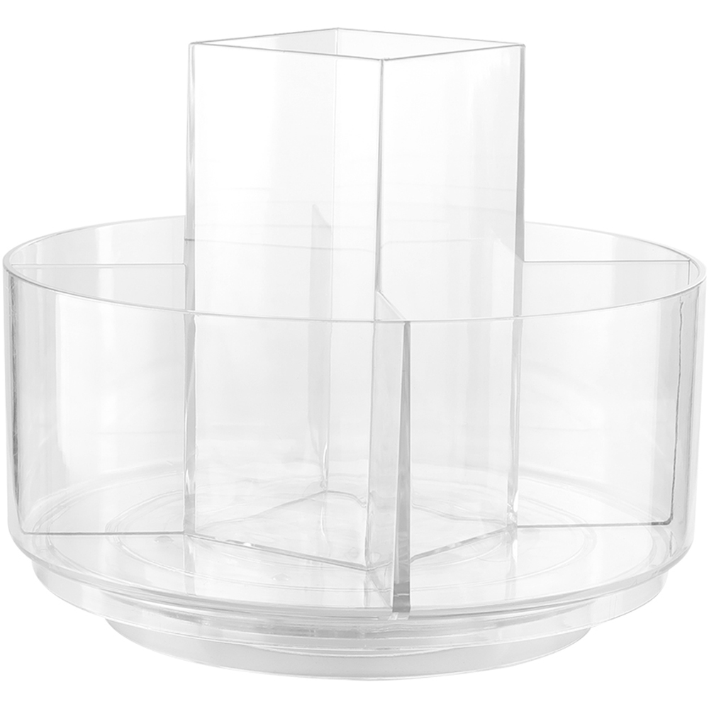 Living and Home Rotating Multipurpose Makeup Office and Bathroom Storage Organiser Image 1
