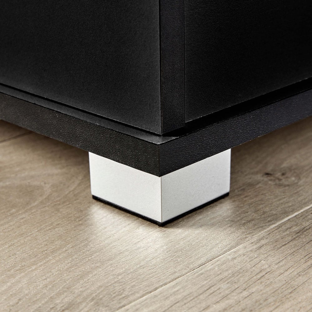 Home Source Malmo Black Ottoman Chest Image 5