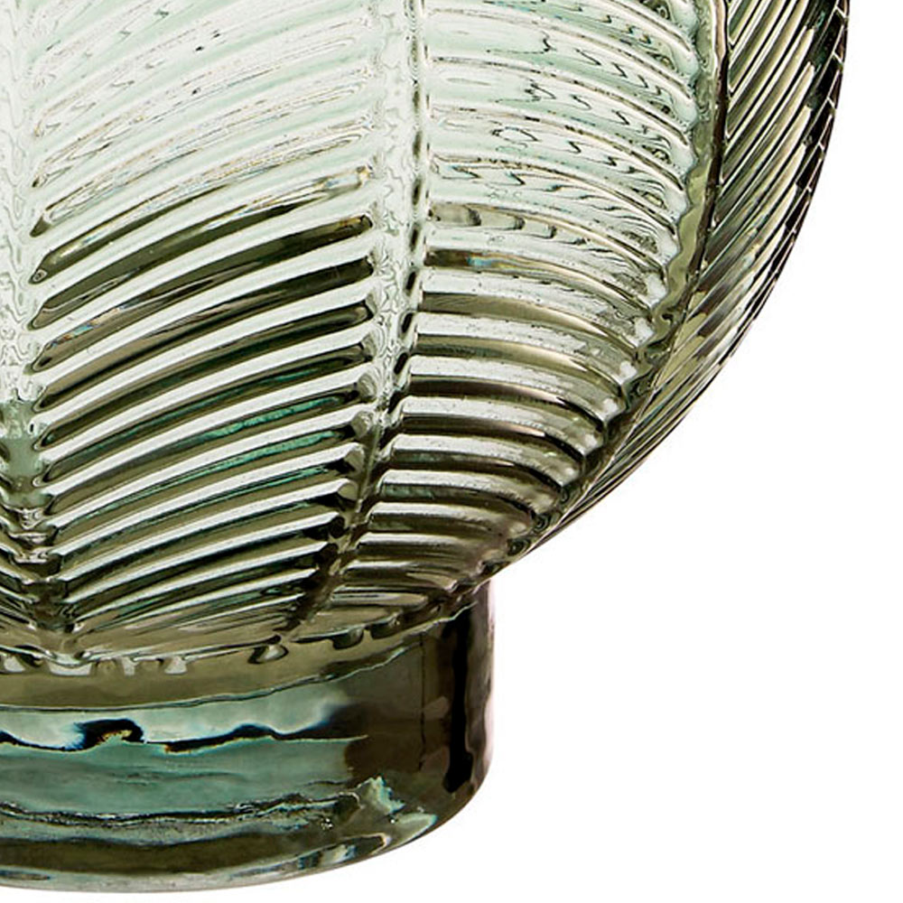 Premier Housewares Green Complements Fern Small Glass Vase Image 5