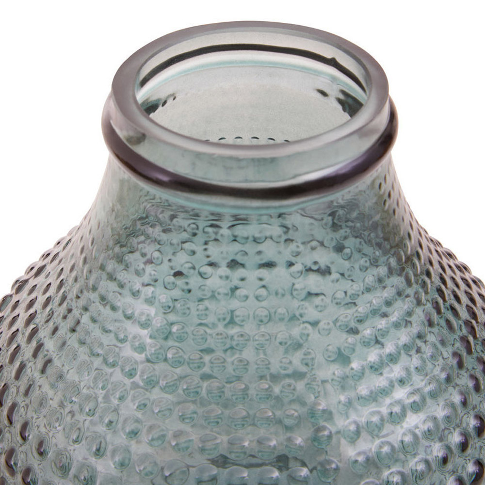 Premier Housewares Green Bolla Glass Vase Small Image 3