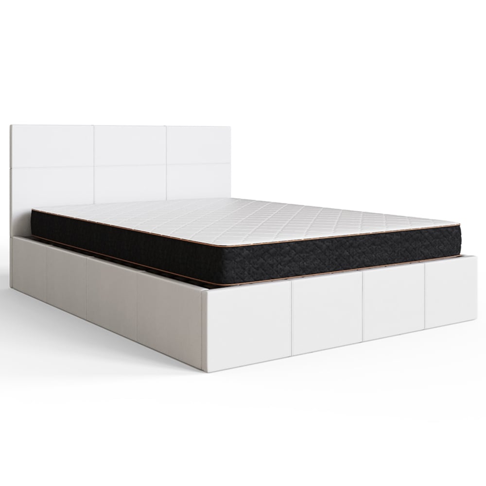 GFW Double White Side Lift Ottoman Bed Image 4