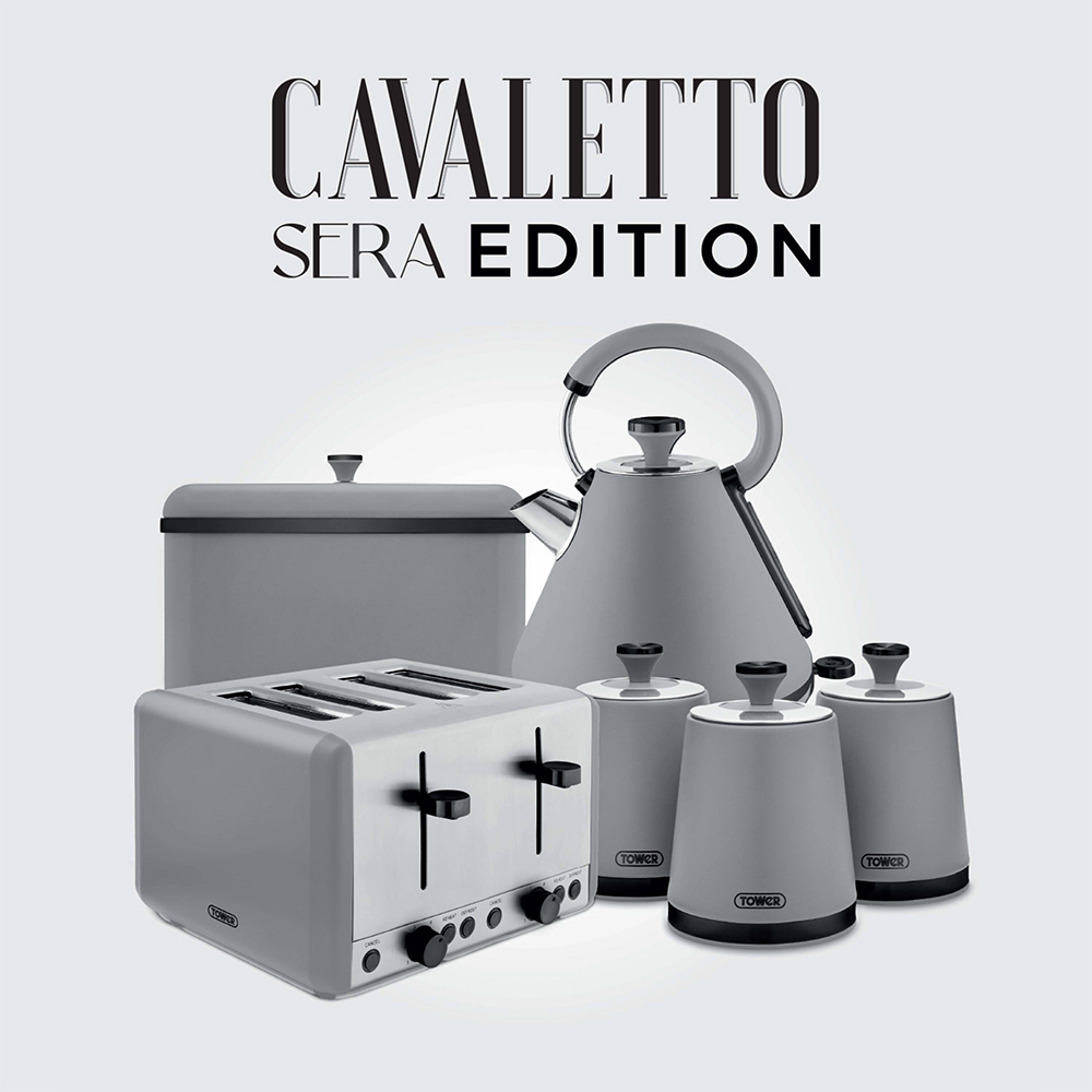 Tower Sera T10079GRY Grey 1.7L Pyramid Kettle Image 7