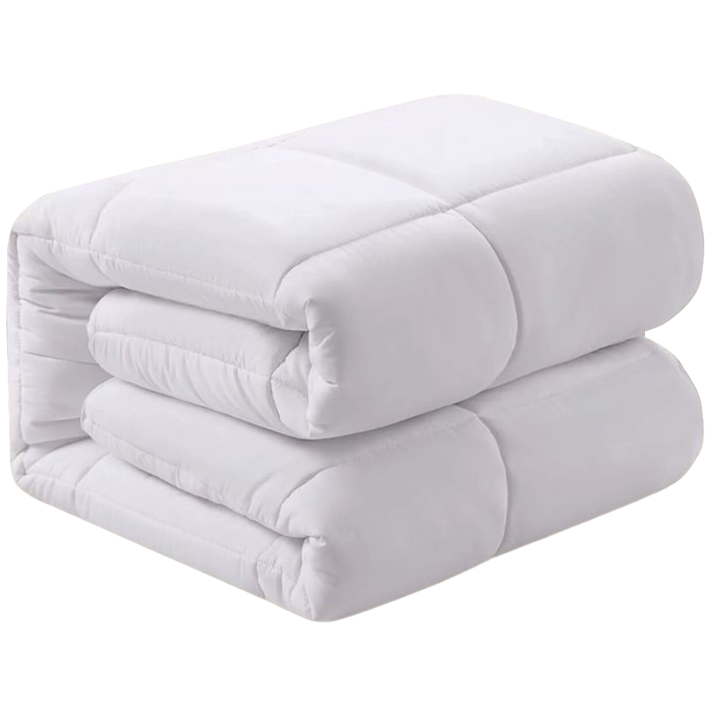 Opulent Home Double White Extra Warm Winter Duck Feather and Down Duvet 16.5 Tog Image 1