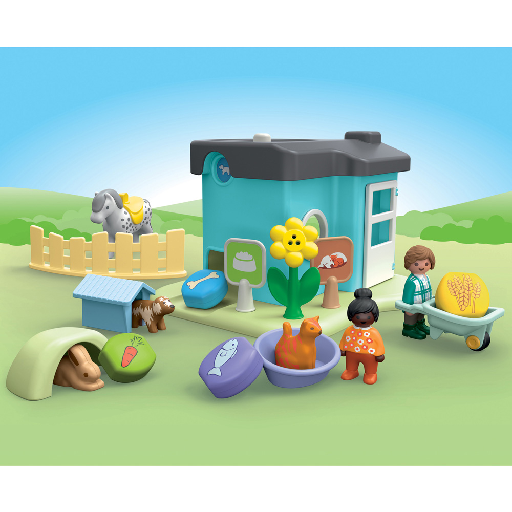Playmobil Junior Animal Home with Treat Dispenser Playset Image 9