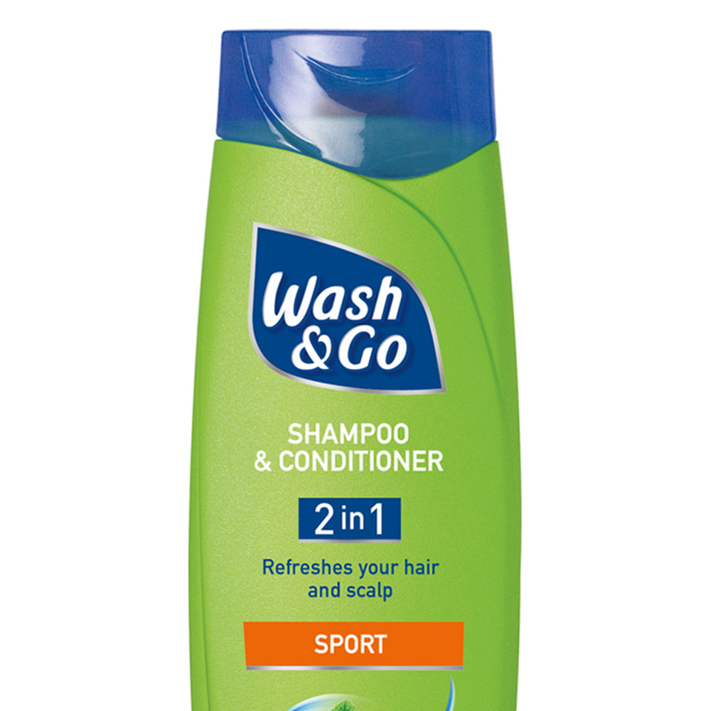 Wash & Go Sport 2 in 1 Shampoo and Conditioner 200ml Image 2