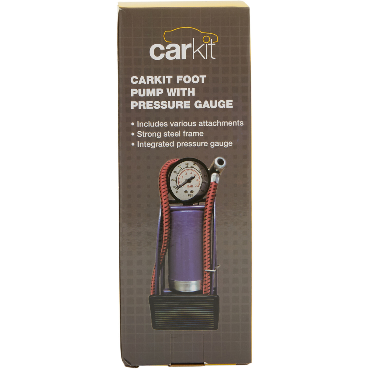 Carkit Foot Pump with Pressure Gauge Image 6