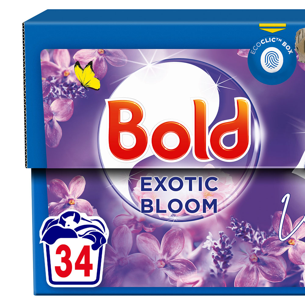 Bold All in 1 Pods Exotic Bloom Washing Liquid Capsules 34 Washes Image 2