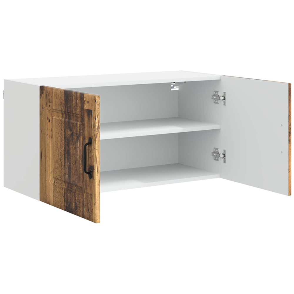 vidaXL Kalmar 2 Door Old Wood Wall Kitchen Cabinet Image 5