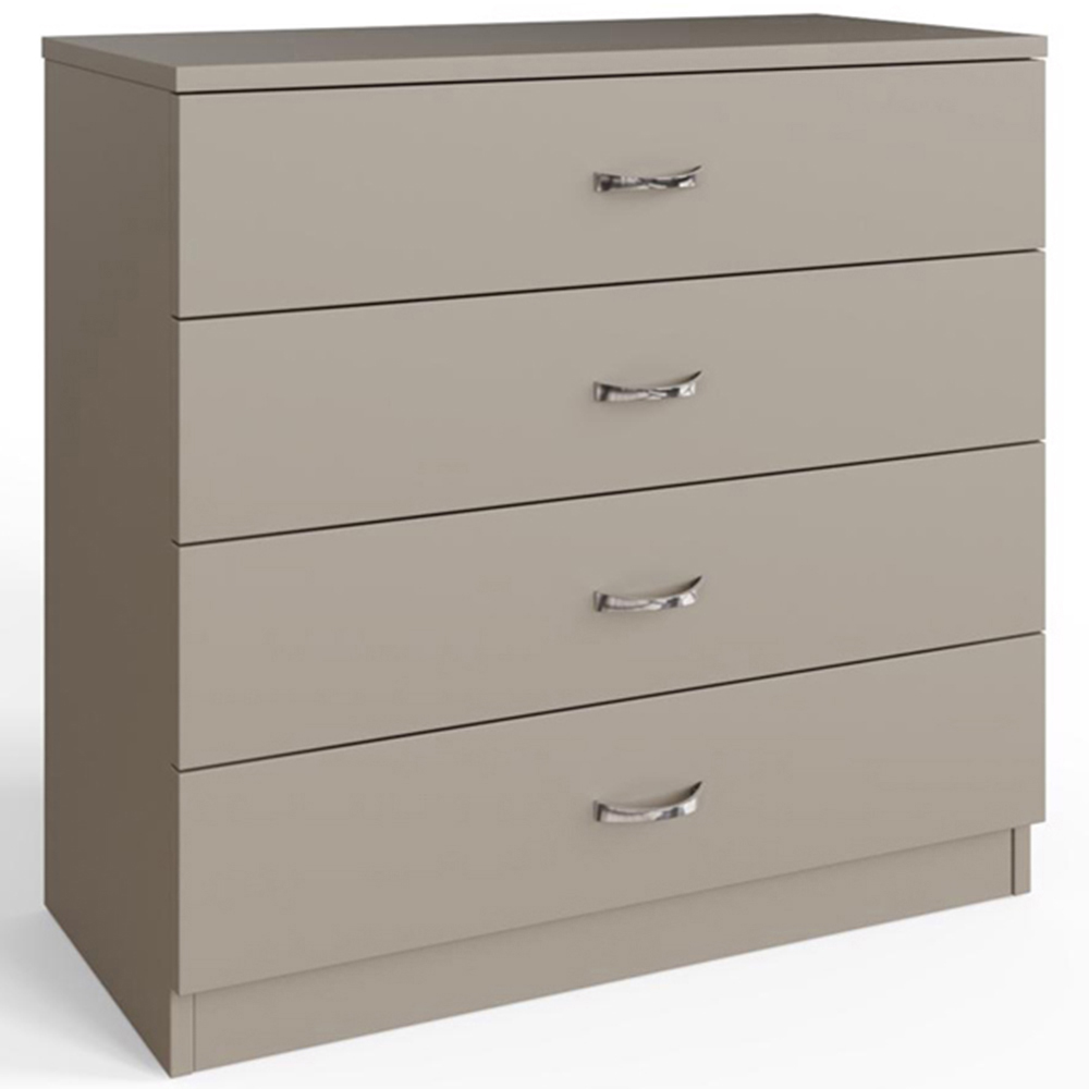 FWStyle Promo 4 Drawer Putty Modern Chest of Drawers Image 2