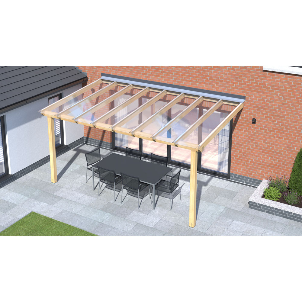 Marlon R Glaze Polycarbonate Clear Glazing Sheet Roof Panel 3mm x 3m Image 3