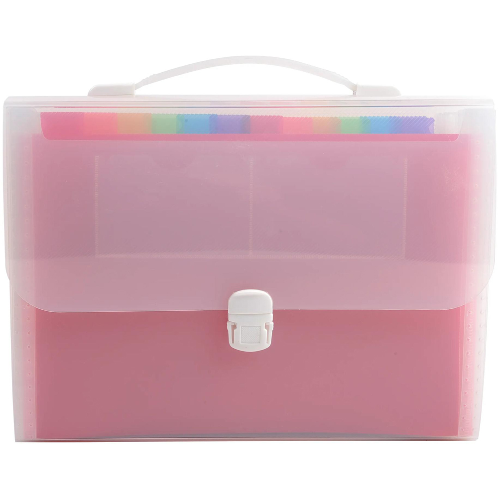 Exacompta Crystal 24 Compartment Expanding File 4 Pack Image 3
