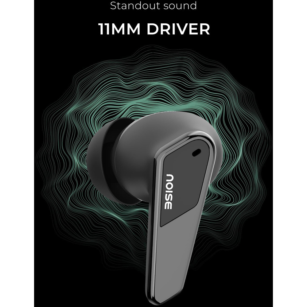Noise N1 Pro Chrome Black Noise Cancelling Truly Wireless Bluetooth Earbuds Image 9
