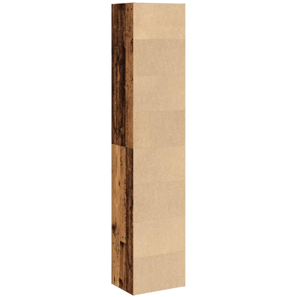 vidaXL 5 Shelf Old Wood Bookcase Image 3