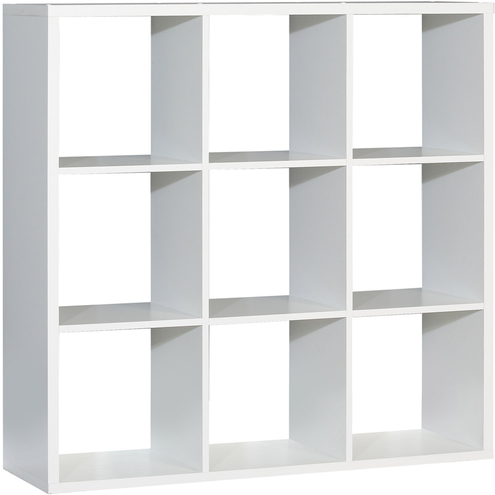 Florence Mauro 9 Shelf Matt White Bookshelf Image 2