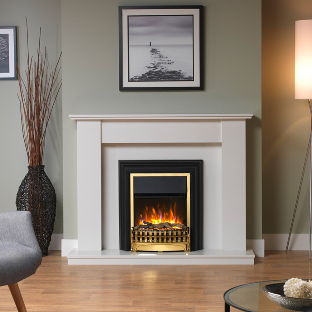 Dimplex Kingsley Deluxe Brass Electric Fire Image 2