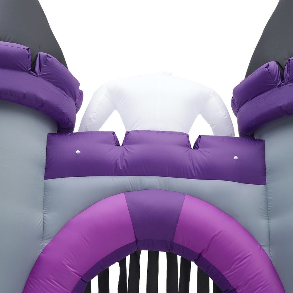Living and Home Halloween Inflatable Haunted Castle LED Arch 335cm Image 8