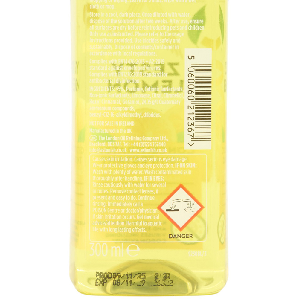 Single Astonish Fruits Disinfectant 300ml in Assorted styles Image 3