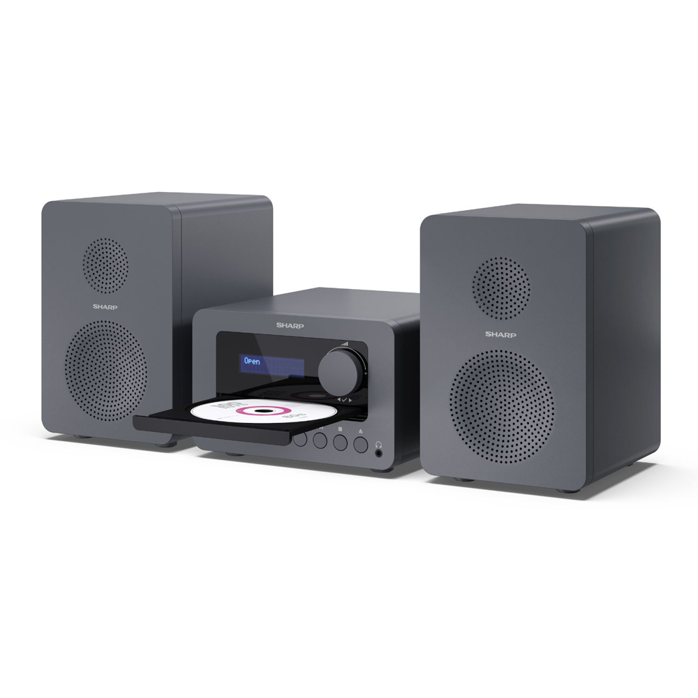 SHARP Tokyo XL-B514 Grey FM Hi-Fi Micro System Image 3