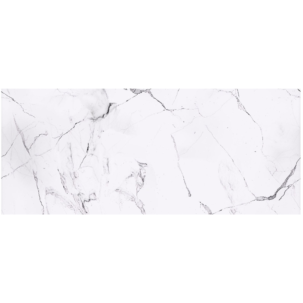 Warren Reed Designer White Marble Effect Bathroom Splashback 25 x 60cm Image 2