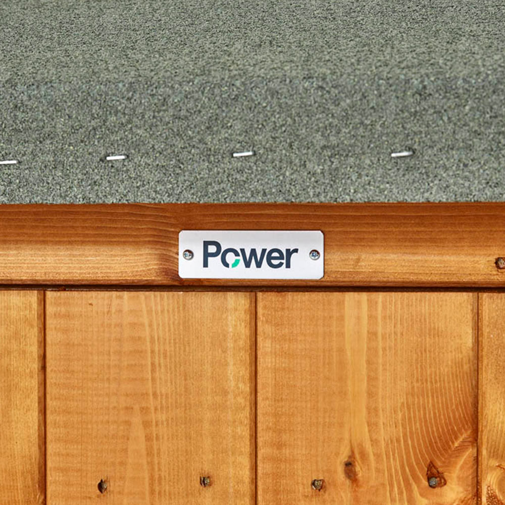 Power 18 x 8ft Apex Potting Shed with Double Doors Image 3