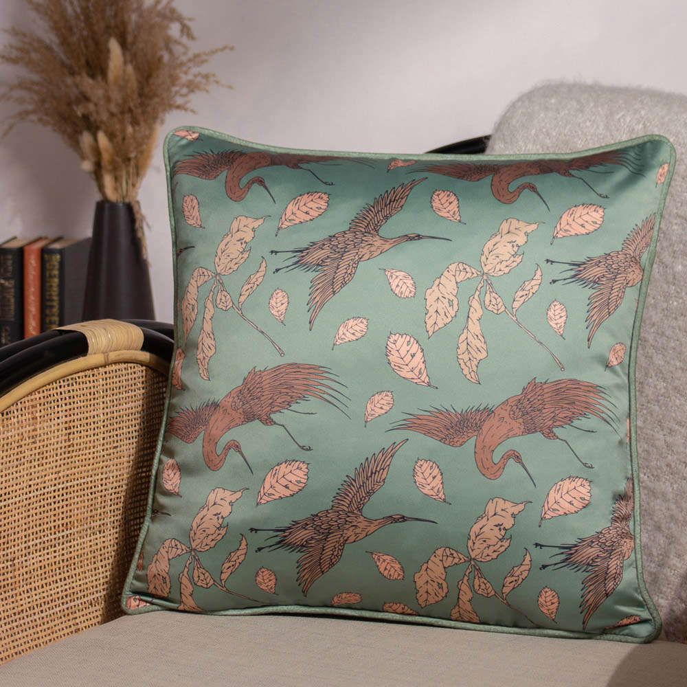 Paoletti Harper Bay Green Animal Cushion Image 2