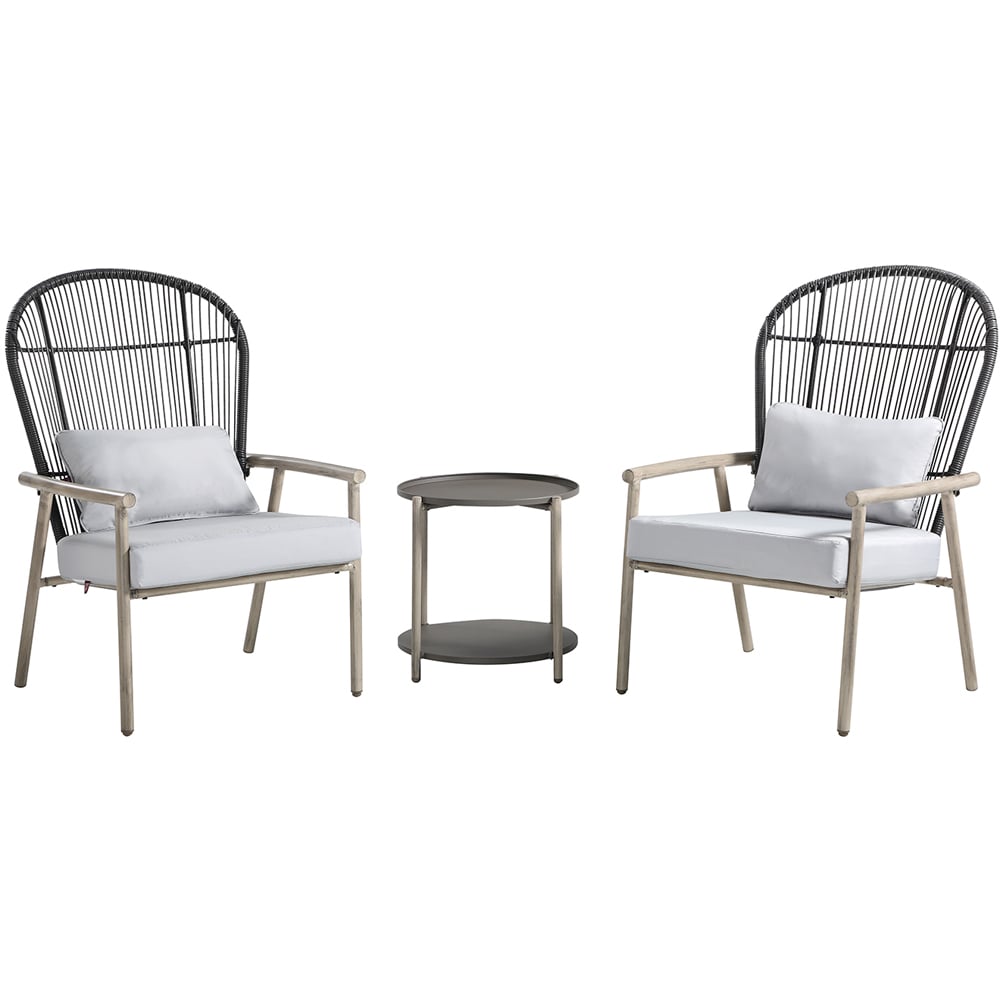 Darcie Bistro Set - Grey Image 3