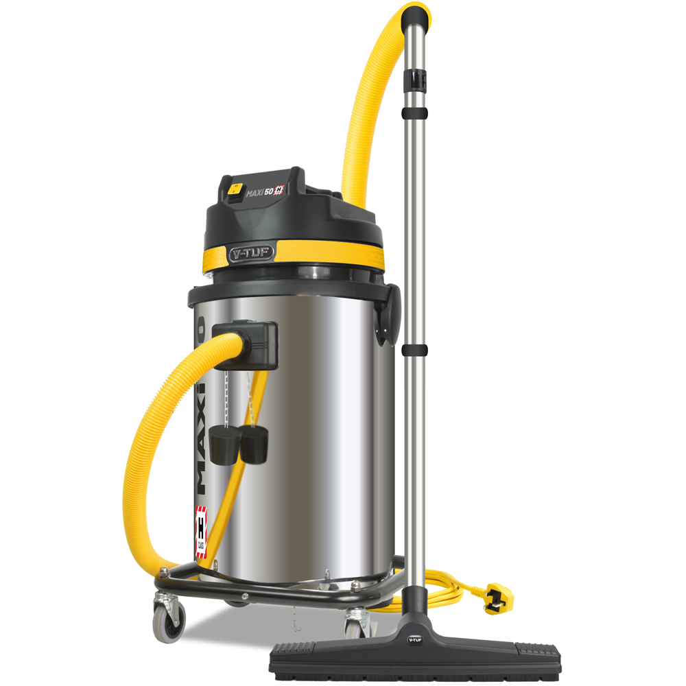 V-TUF MAXI H Class Industrial Dust Extractor Vacuum Cleaner 50L 240V 1750W Image 2