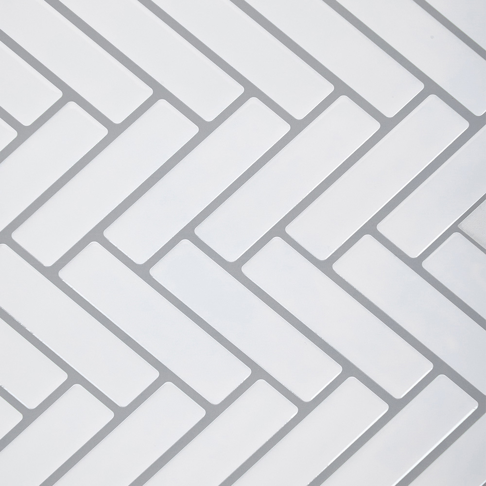 Living and Home White Self Adhesive Wall Sticker 10 Pack Image 3