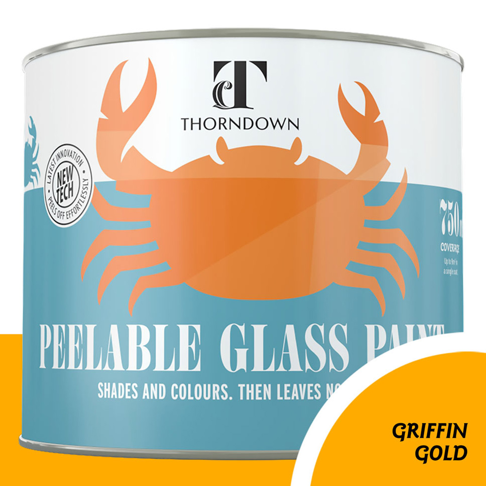 Thorndown Griffin Gold Peelable Glass Paint 750ml Image 3