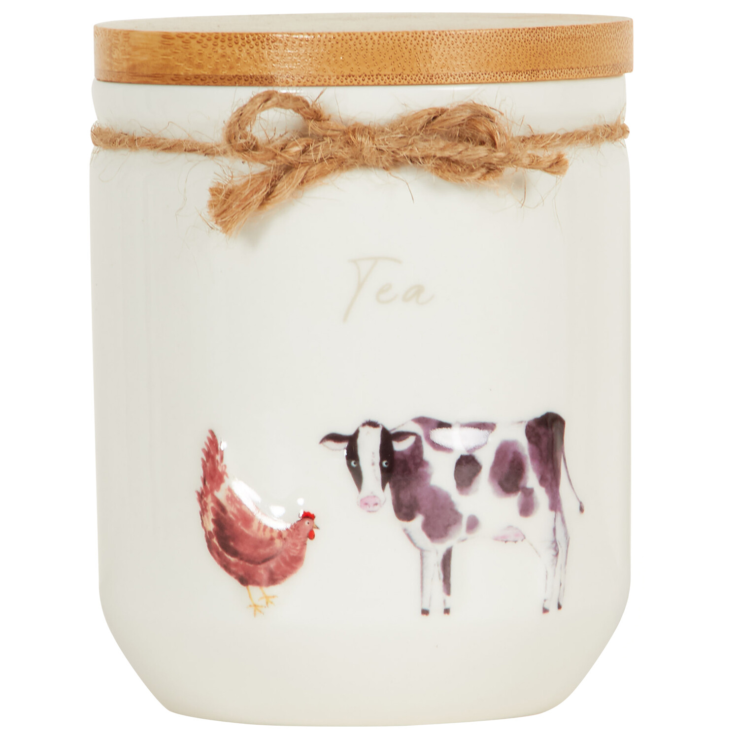 Daisy Farm Canister - Multicolour / Tea Image 1