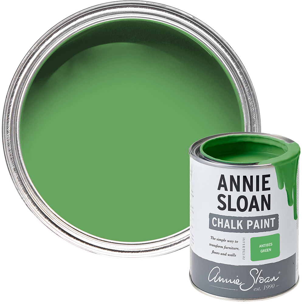 Annie Sloan Antibes Green Matt Chalk Paint 1L Image 1