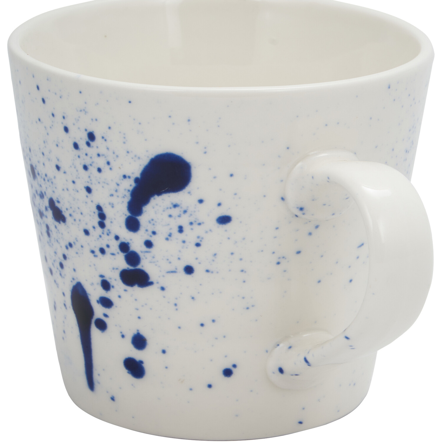 Blue Splatter Mug - White Image 2
