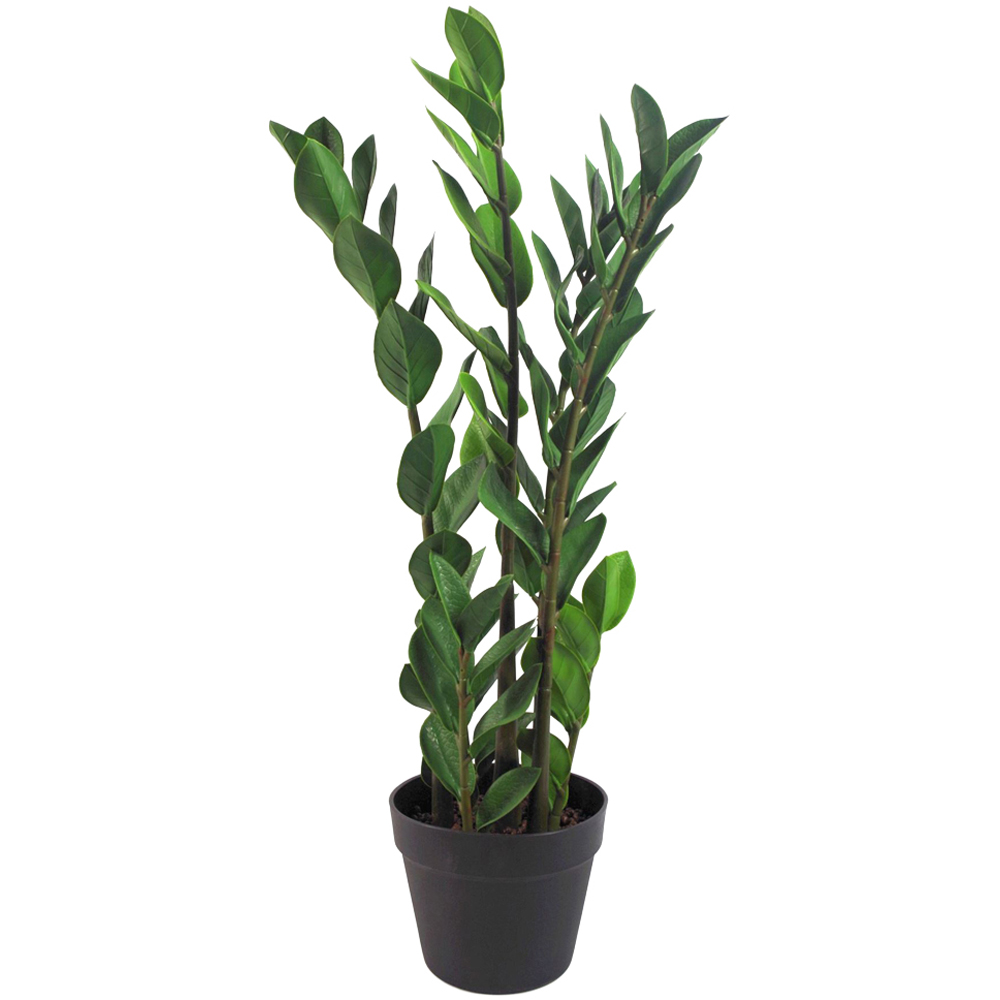 Leaf Zanzibar Gem Foliage Artificial Plant Pot 75cm Image 1