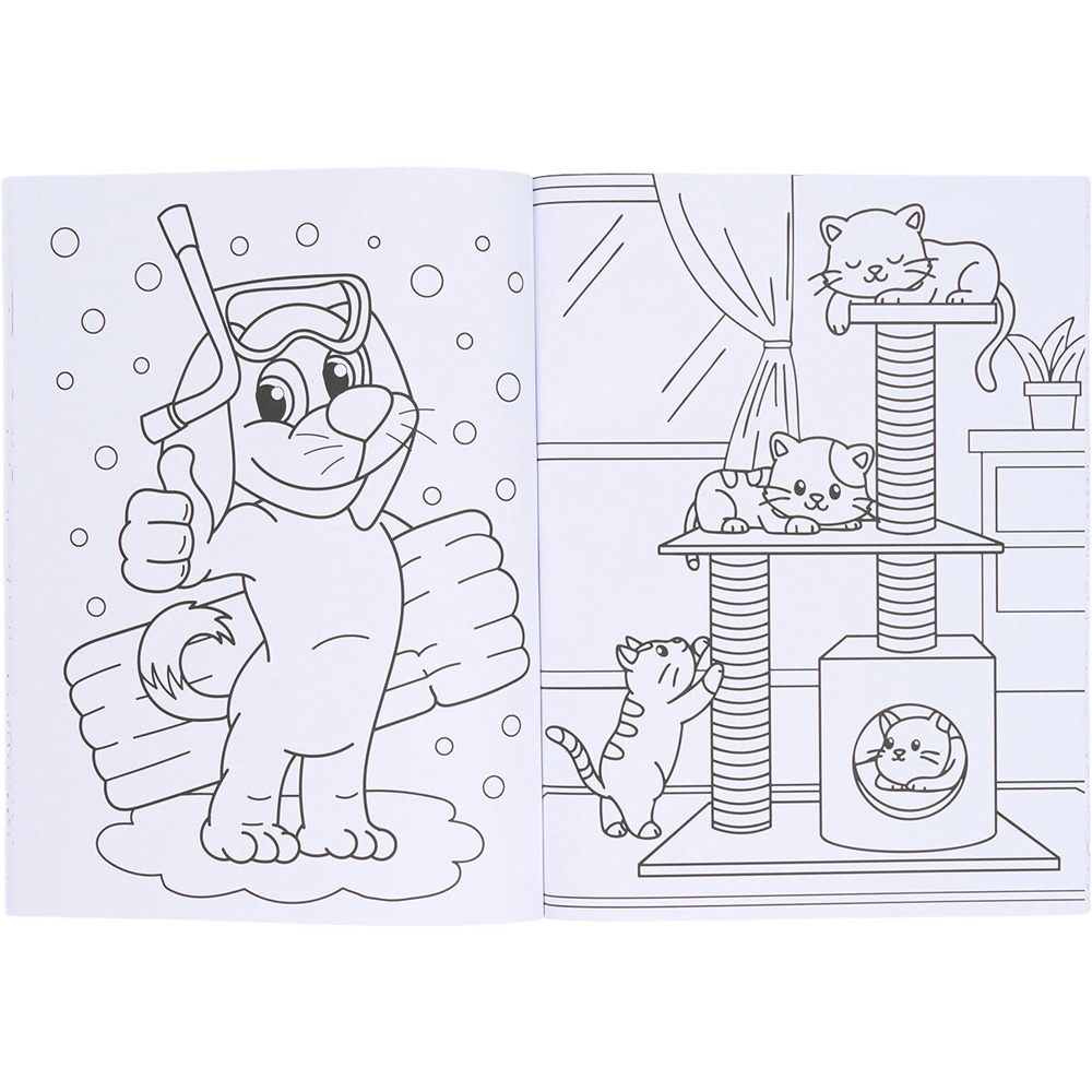 Kaleidoscope Pets Unleashed Colouring Book Image 2