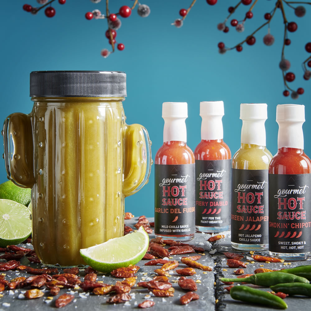 Wilko Hot Sauce Variety 4pk Wilko