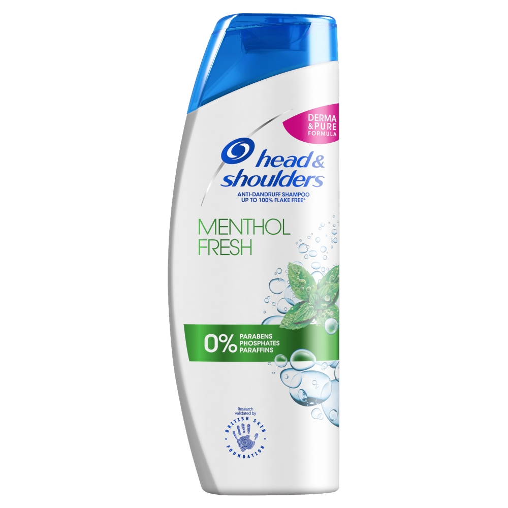 Head & Shoulders Menthol Fresh Anti Dandruff Shampoo 500ml Image 1