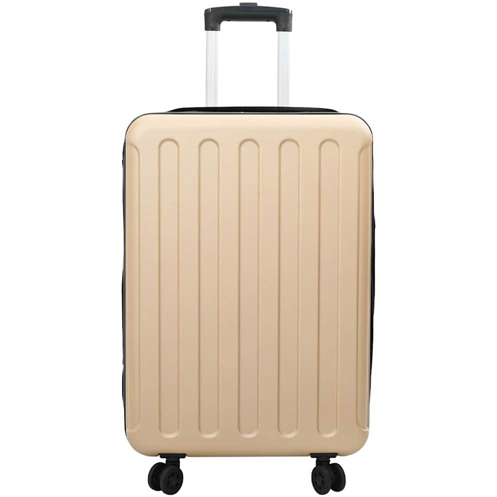 vidaXL 24 inch Beige Rectangular Travel Bag Image 2