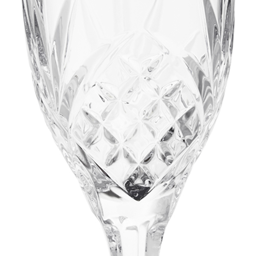 Wilko Luxe Cut Wine Glass Image 3