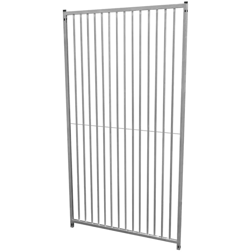 MonsterShop 1m Silver Dog Run Panel with 8cm Bar Spacing Image 2