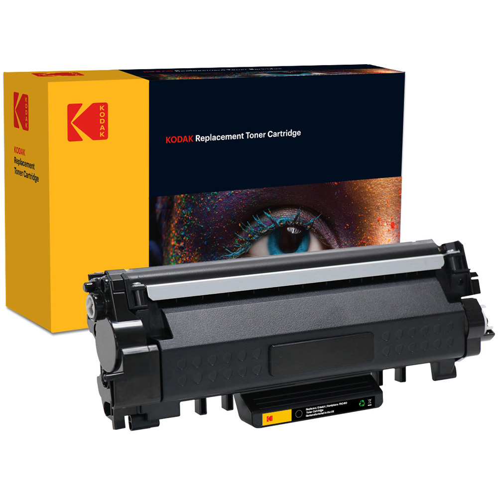 Kodak Brother TN2410 Black Replacement Laser Catridge Image 1