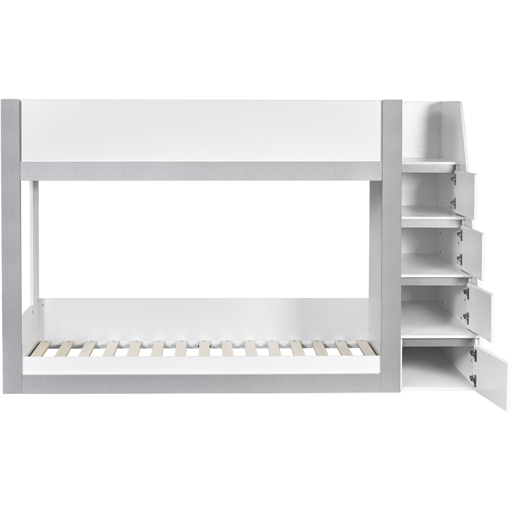 Julian Bowen Gaia Single White and Silver Bunk Bed Image 2