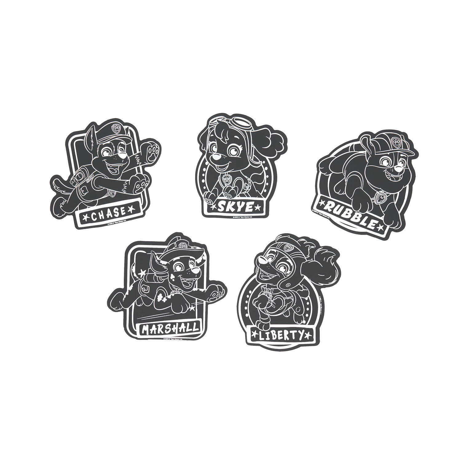 Paw Patrol Scratch Art Stickers Image 4