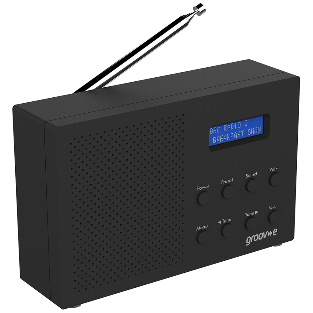 Groov-e Paris Portable DAB and FM Digital Radio Image 1