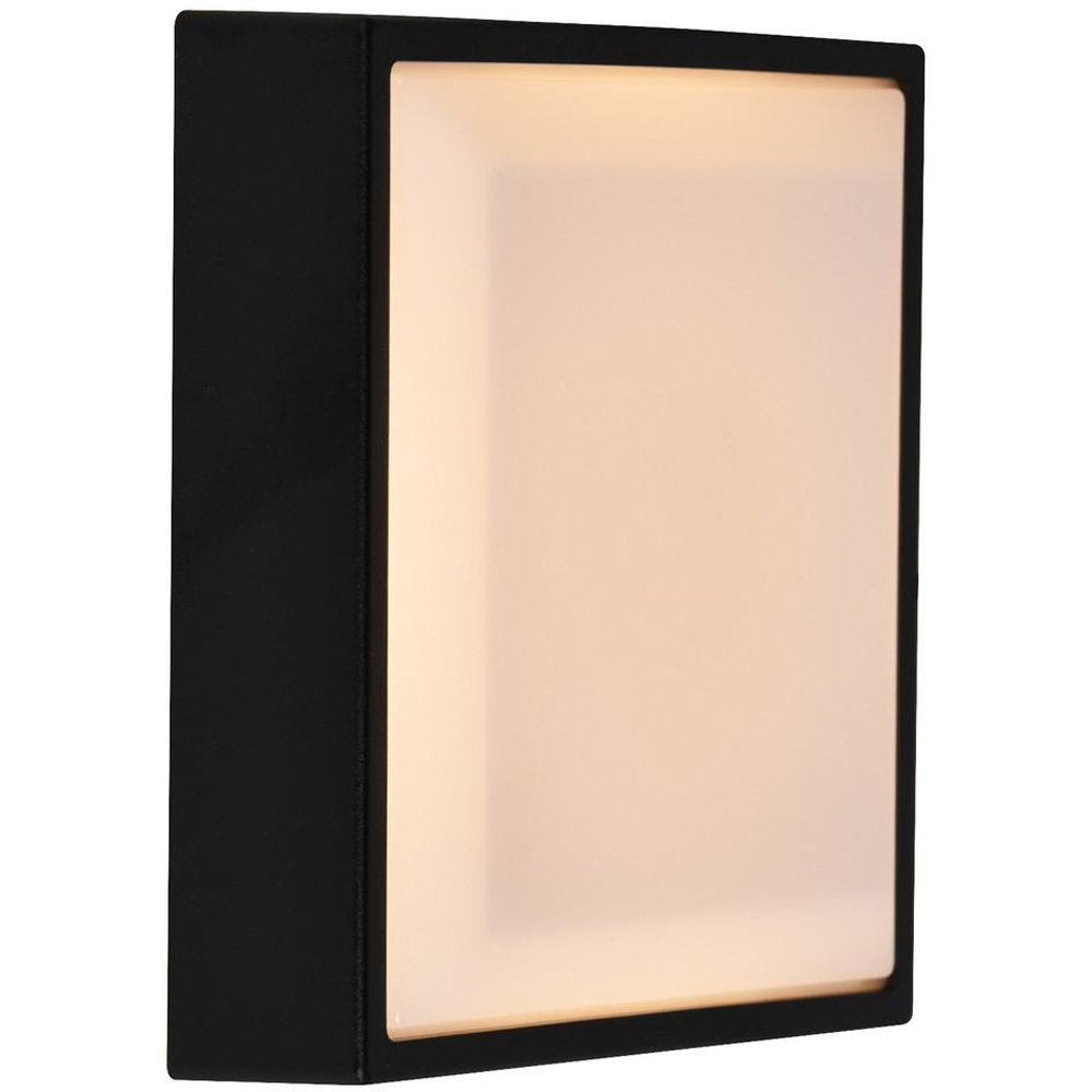 Nordlux Oliver Black Square Outdoor Wall Light with Replaceable Covers Image 3