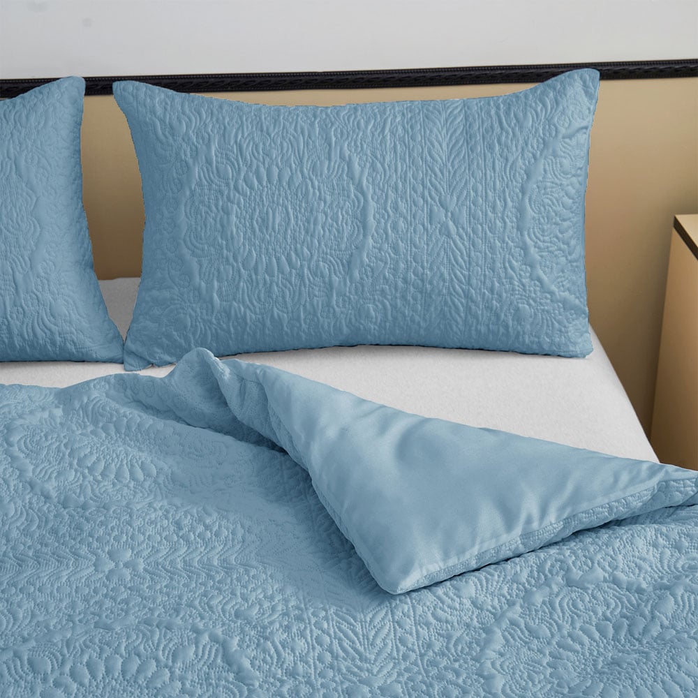Velosso Winchester Single Ocean Blue Duvet Set Image 4